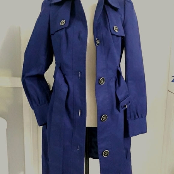 The limited long coat blue S button down trench - Picture 11 of 11